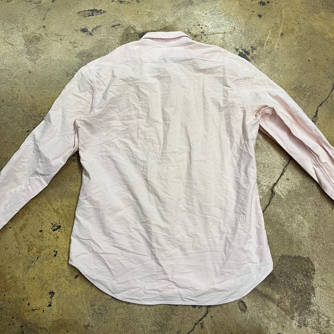 [정품/M] 버버리 핑크 남방 셔츠 b8 상품이미지4