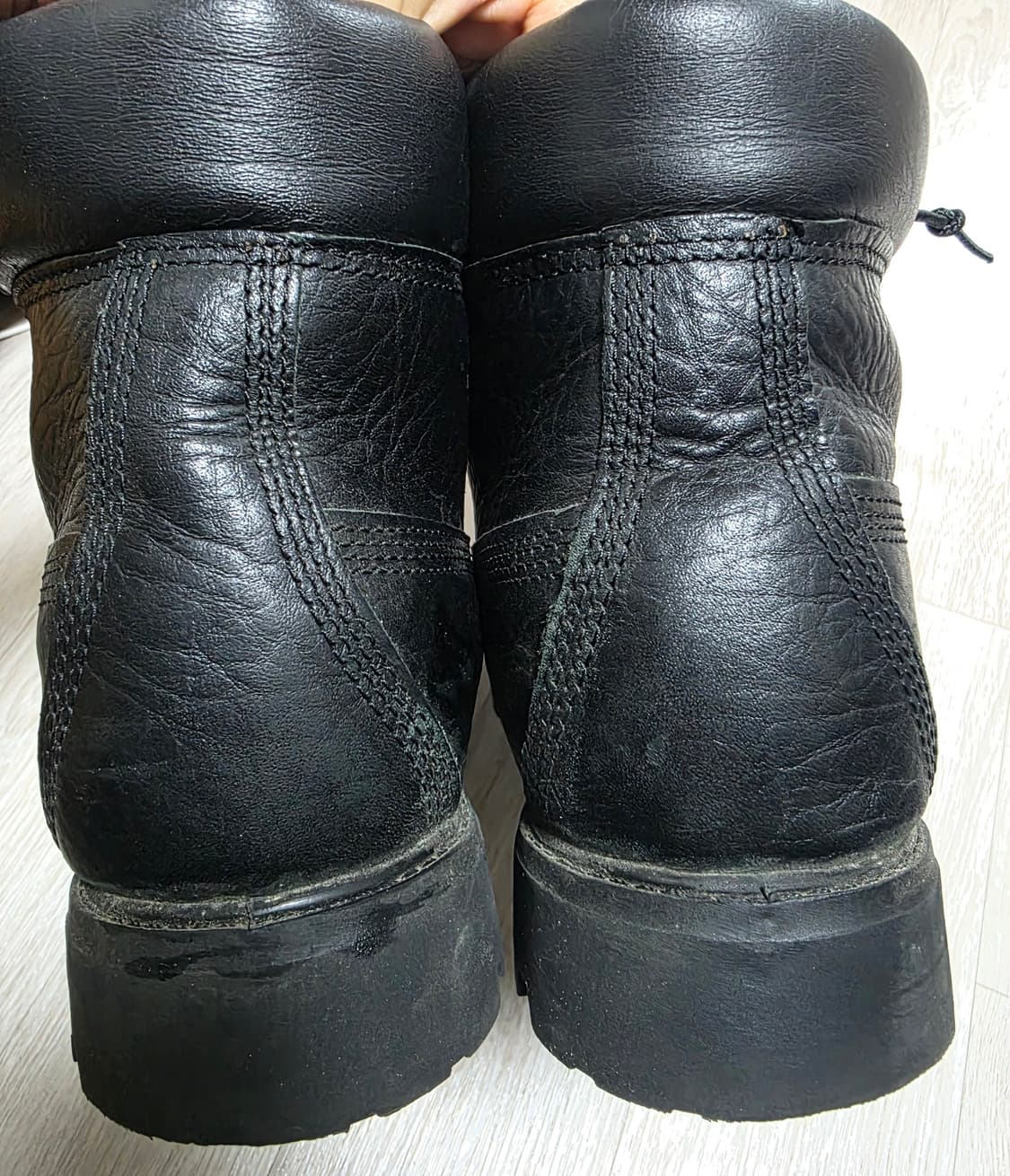 [255~260]팀버랜드 6인치 블랙 가죽부츠 상품이미지6