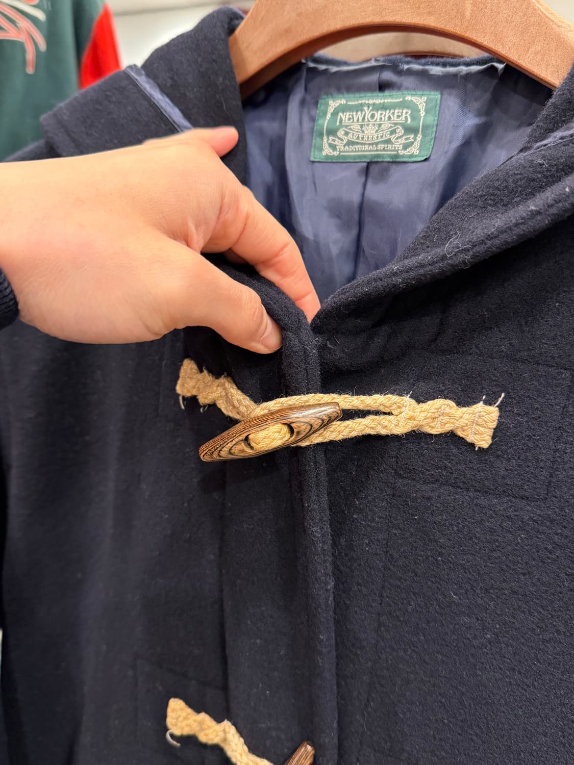 New Yorker 뉴요커 빈티지 울 더플 집업 코트 (Japan) 상품이미지3