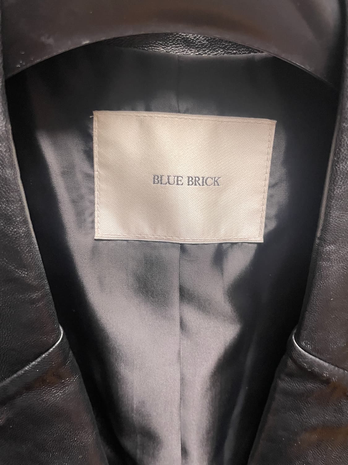 loose leather jacket (black) 상품이미지6