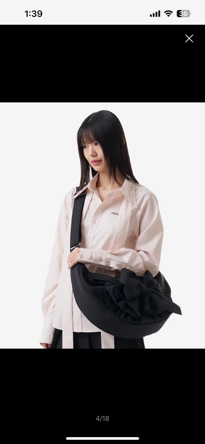 미사용)이우가마카라스 노티드 숄더백 상품이미지4