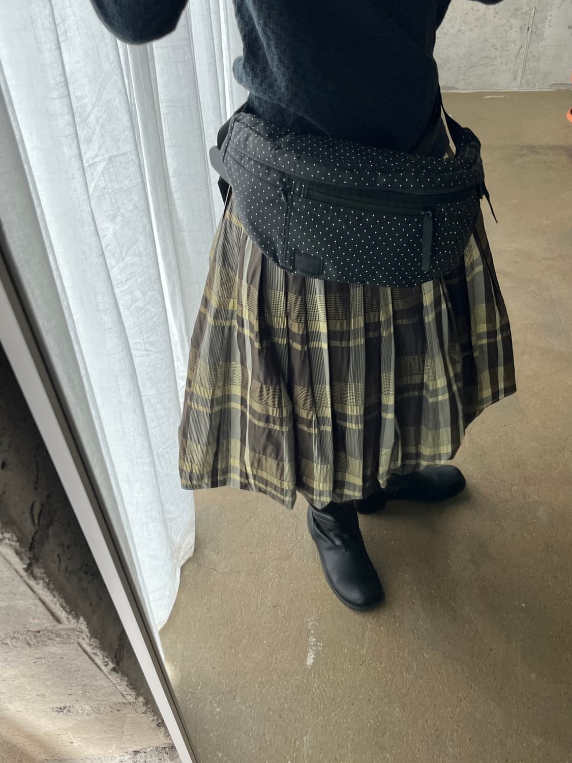 Rene 르네 벌룬스커트 올리브그린 상품이미지3