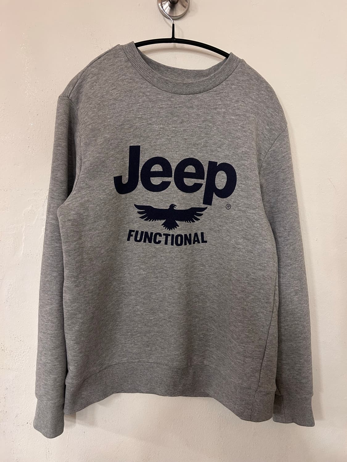 Jeep 그레이 맨투맨 L 상품이미지1