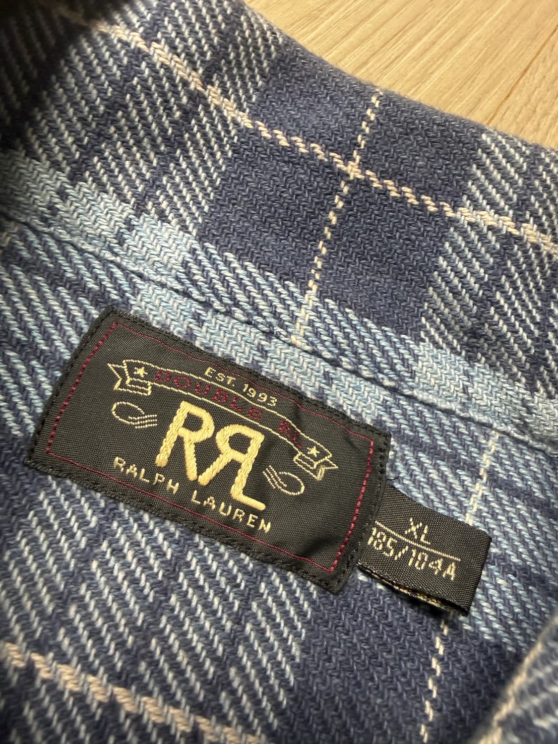 더블알엘 rrl 체크 셔츠 자켓 xl 상품이미지3