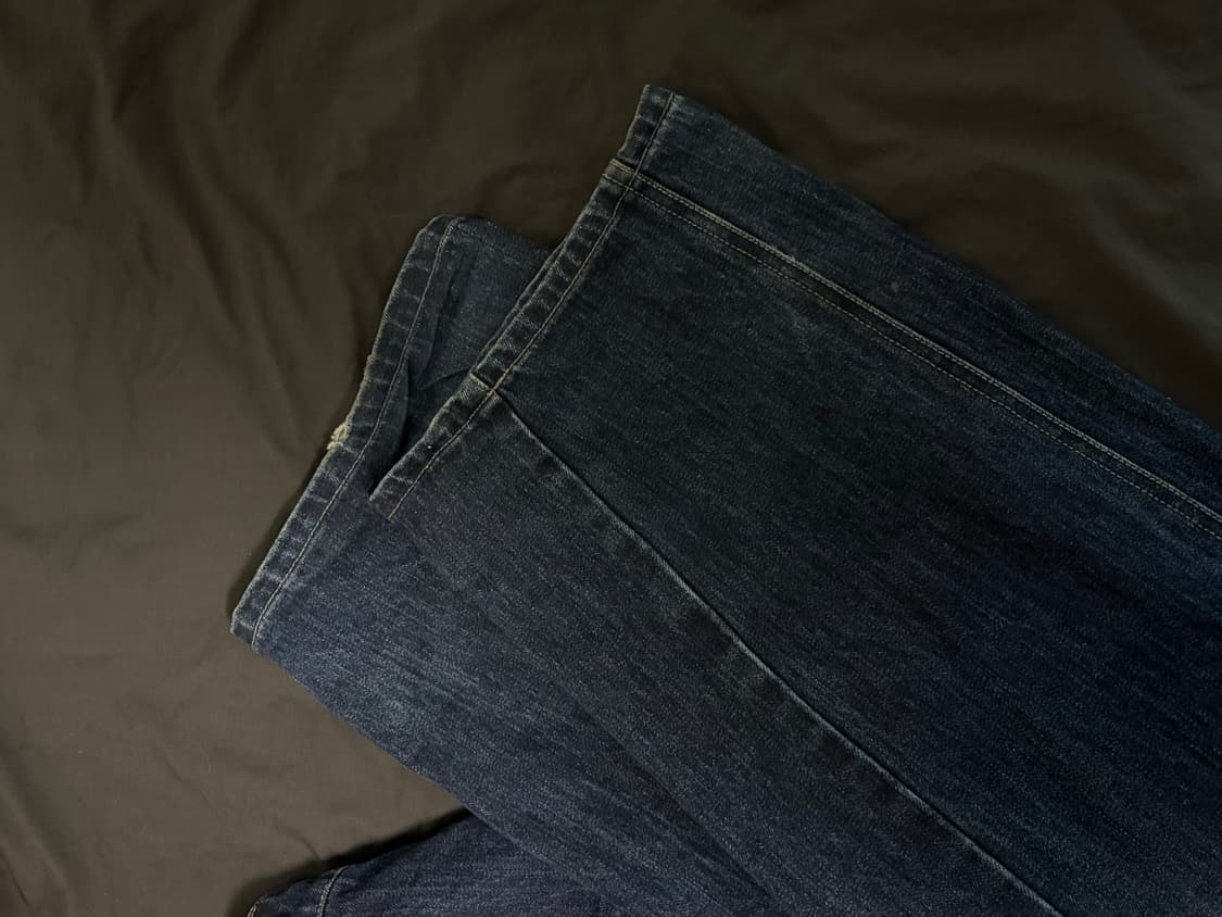 오들리워크샵 워시드 진 인디고 상품이미지4