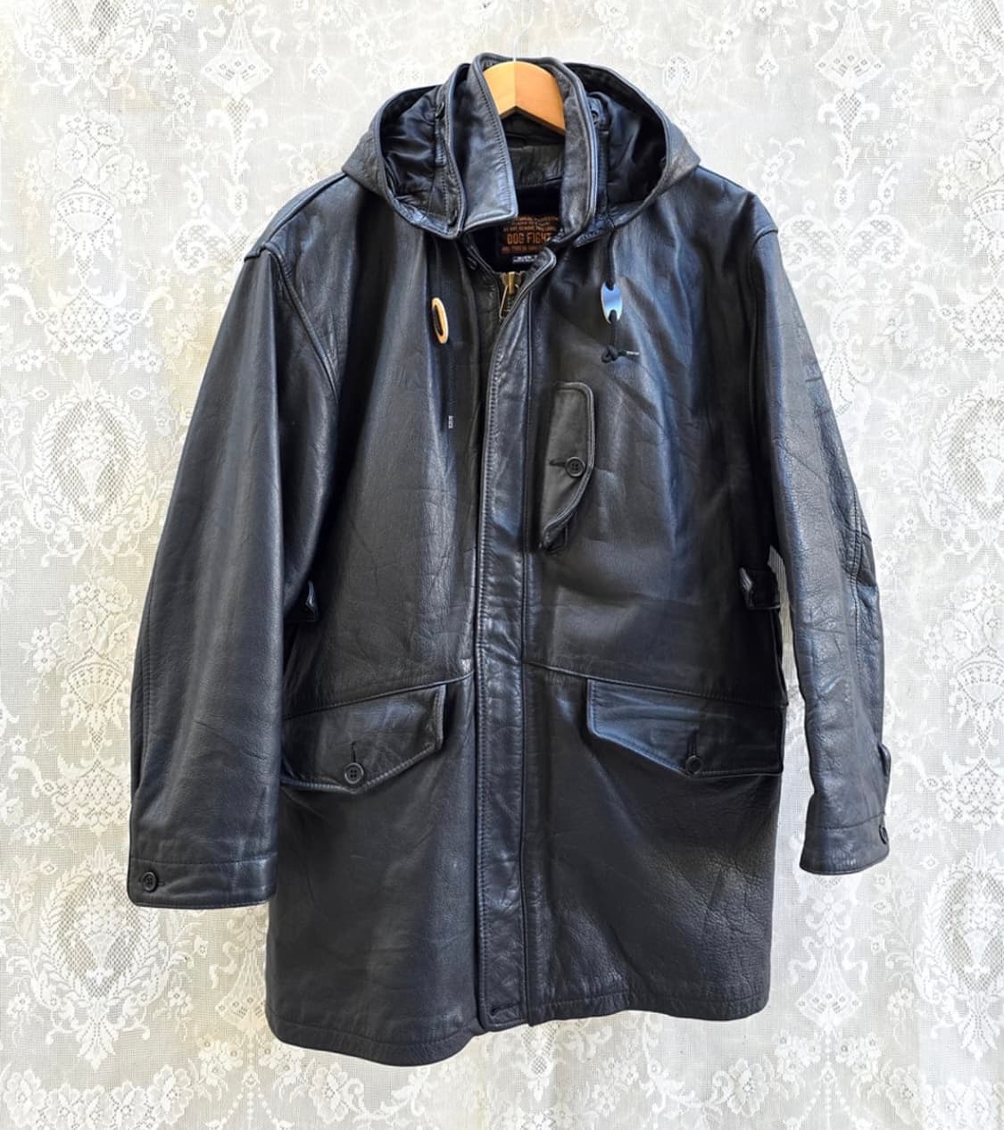 소가죽 후드 자켓 상품이미지4