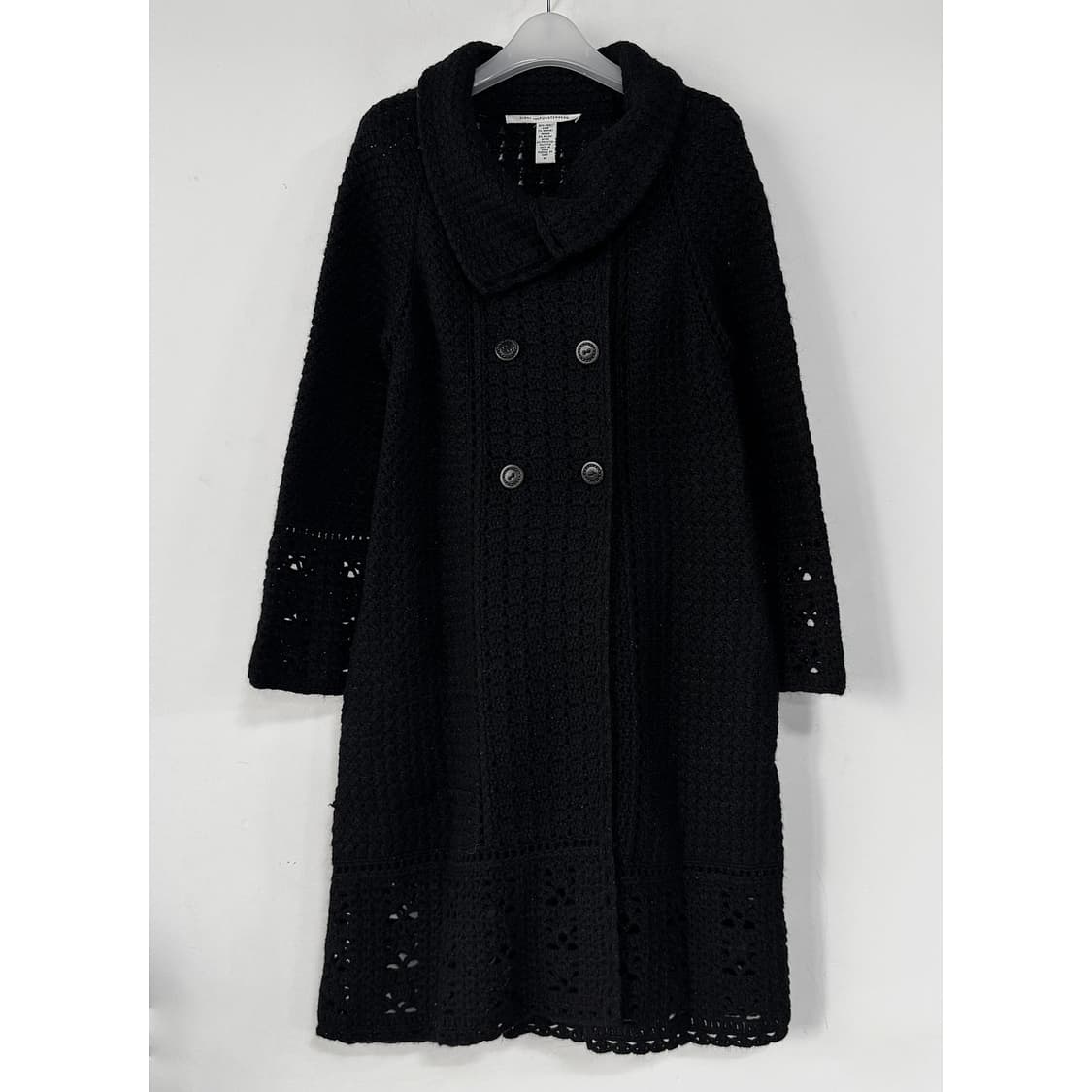 다이앤 본 퍼스텐버그 DVF 크로셰 니트 롱 코트 상품이미지1