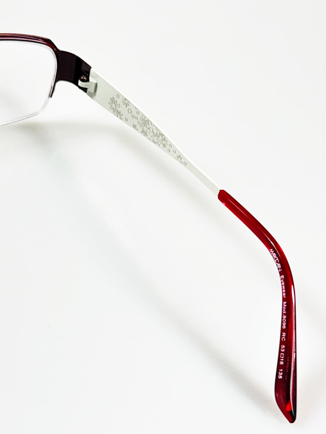 독일제 MARC CAIN 반무테 스퀘어 빈티지 안경 상품이미지7