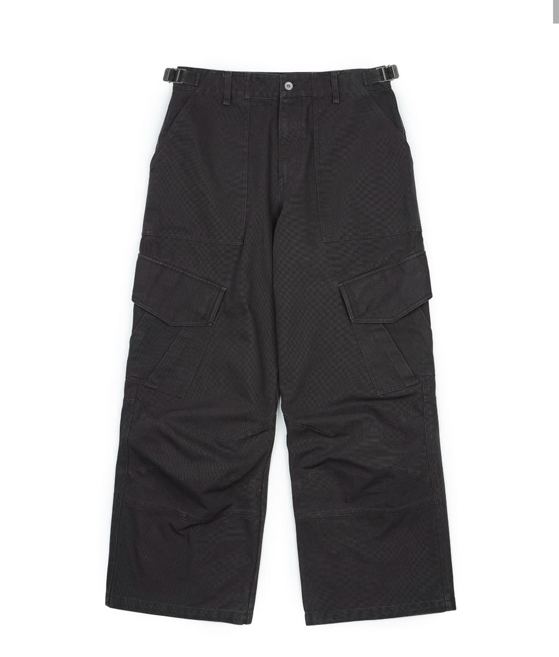 [L] Yiyae Oxford Panel Cargo Pants 상품이미지1