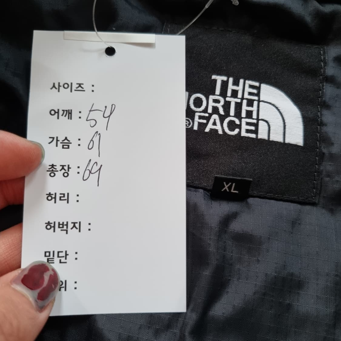 노스페이스 경량 패딩  상품이미지5