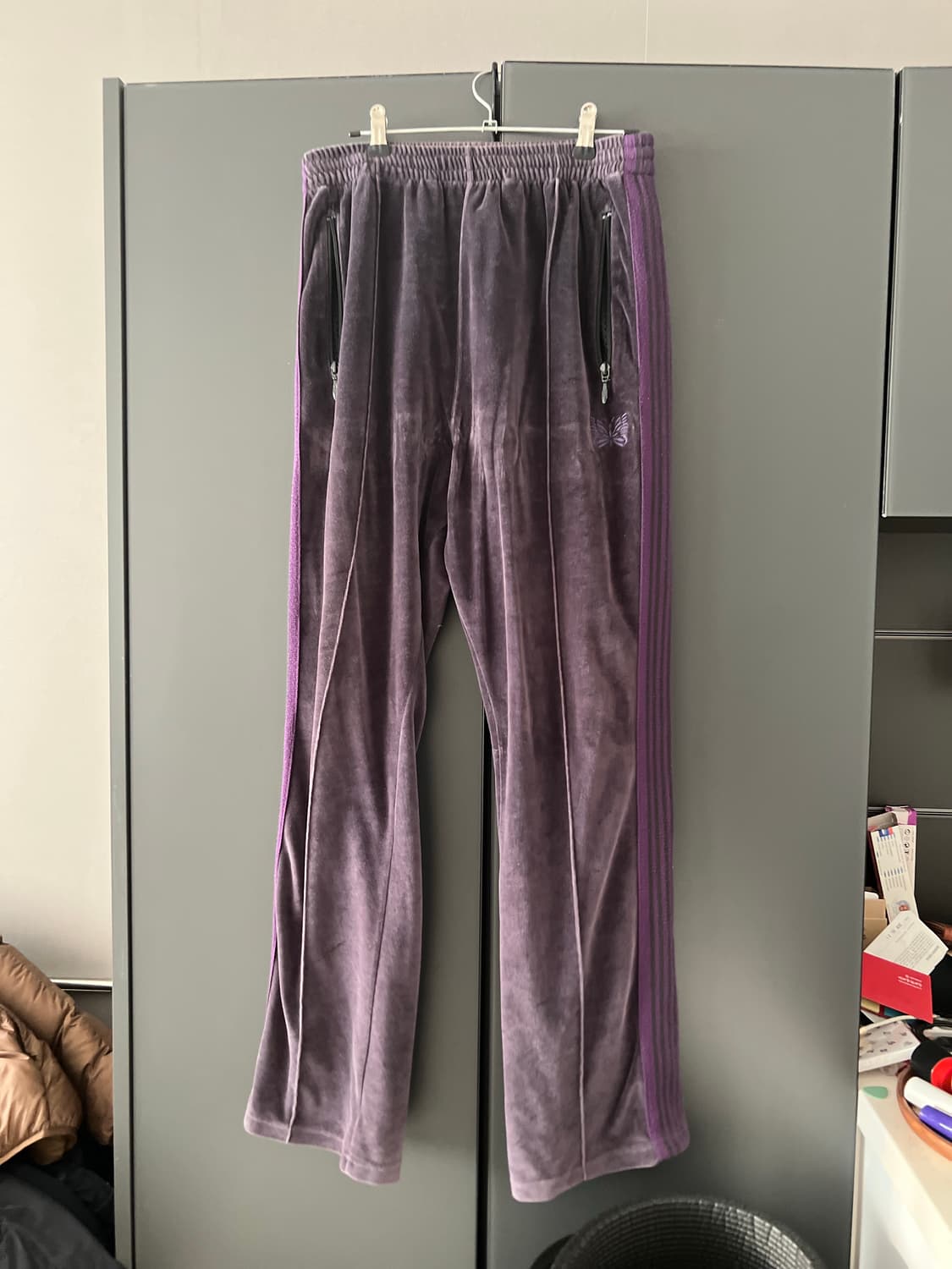 니들즈 벨루어 내로우 트랙팬츠 M 상품이미지2