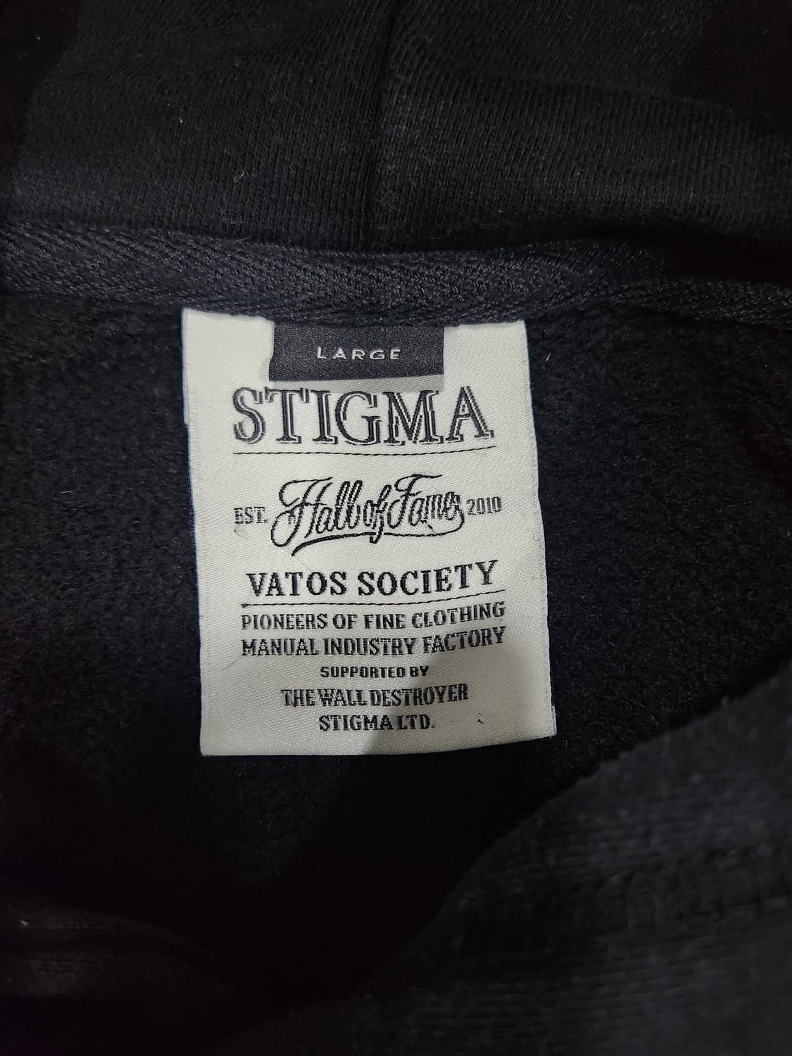 시티그마 스켈레톤 자수 후드티 남성 100사이즈 상품이미지5