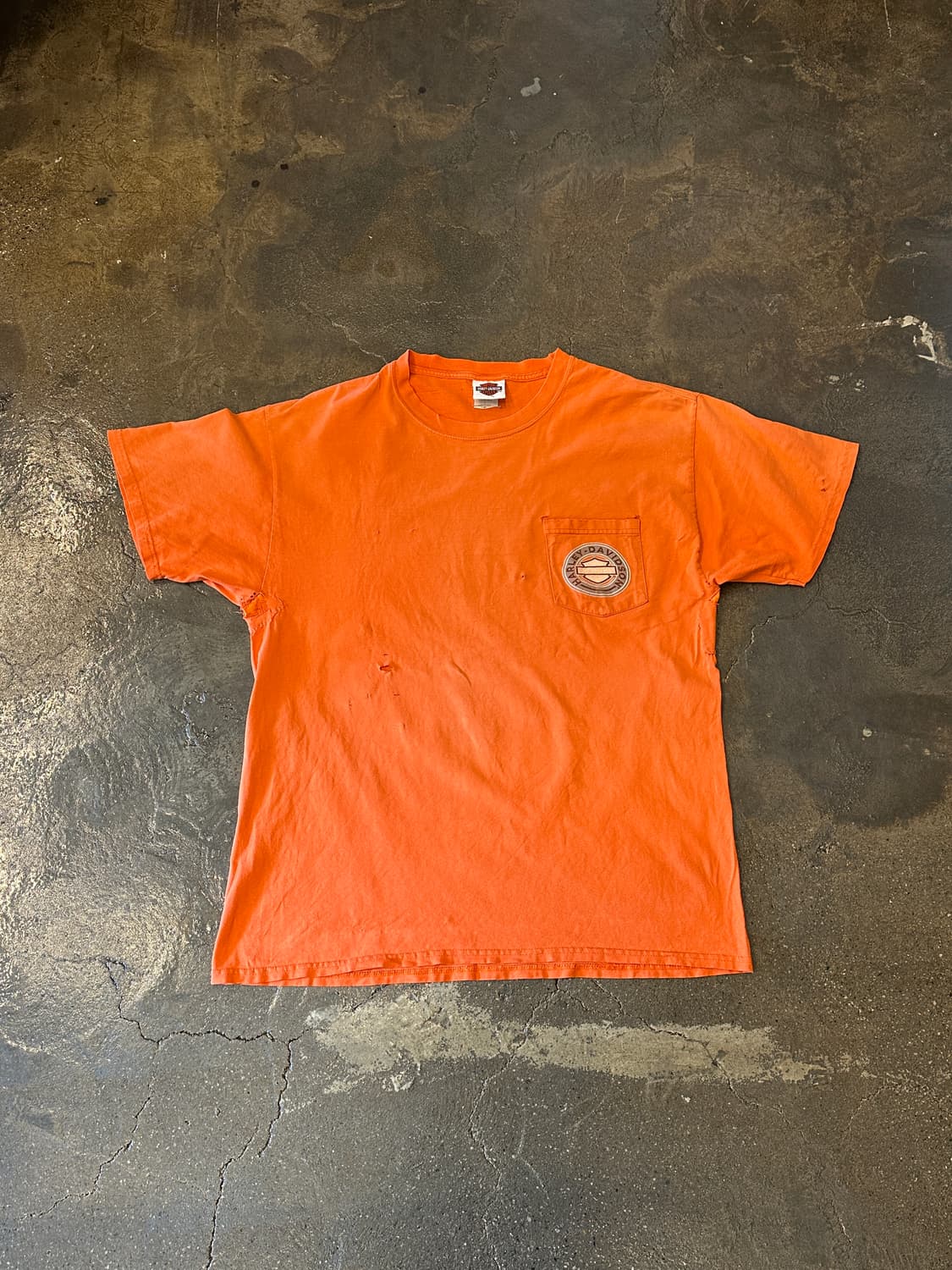 할리데이비슨 데미지드 반팔티 L 상품이미지1