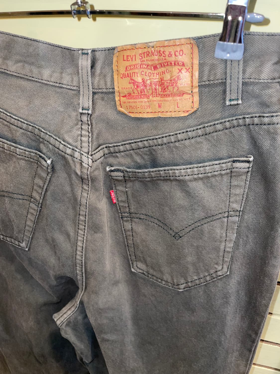 1980-90's Vintage Levi’s 17501 Denim 상품이미지6
