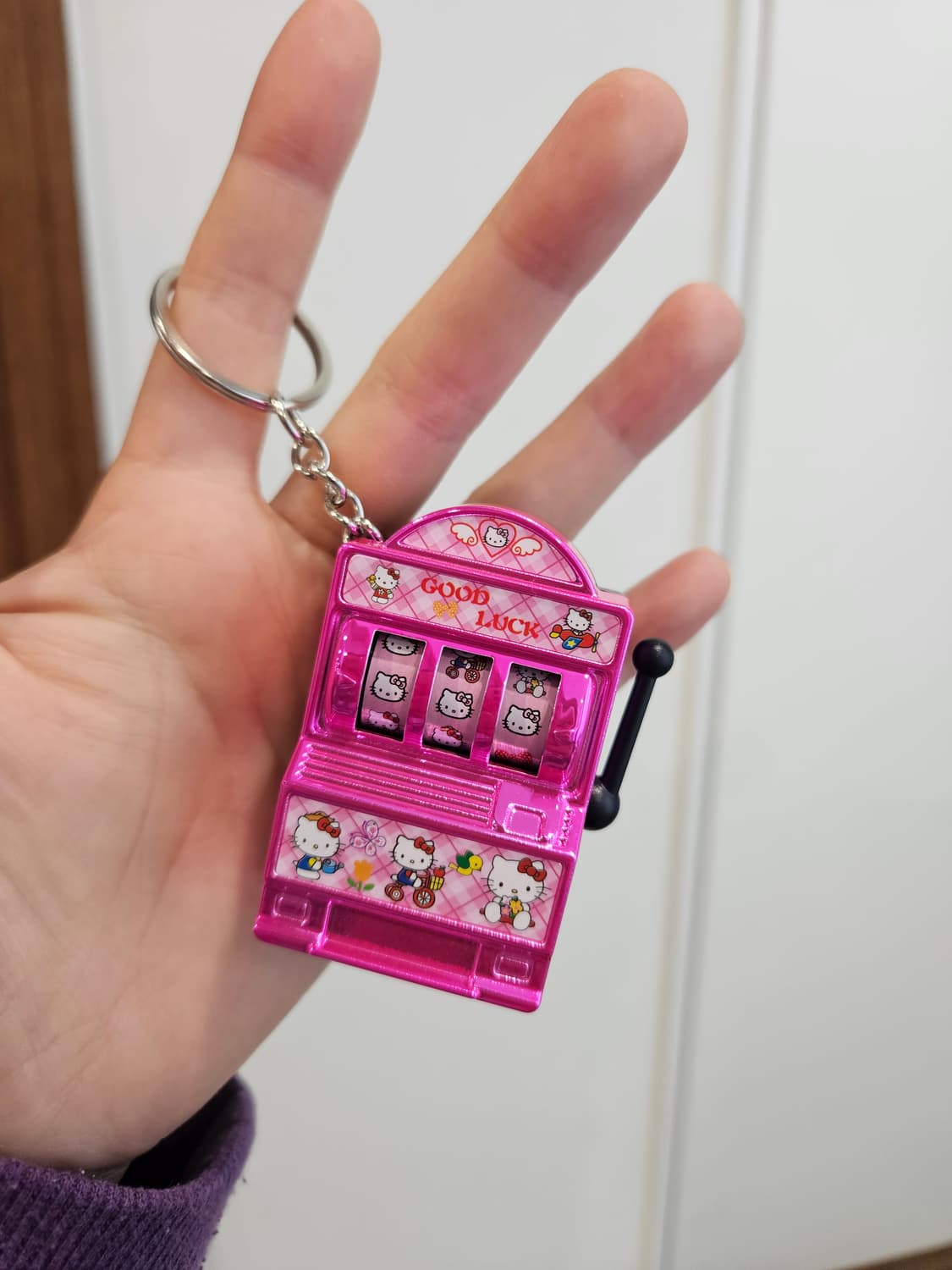 (새상품)키티 파친코 룰렛 키링 상품이미지4