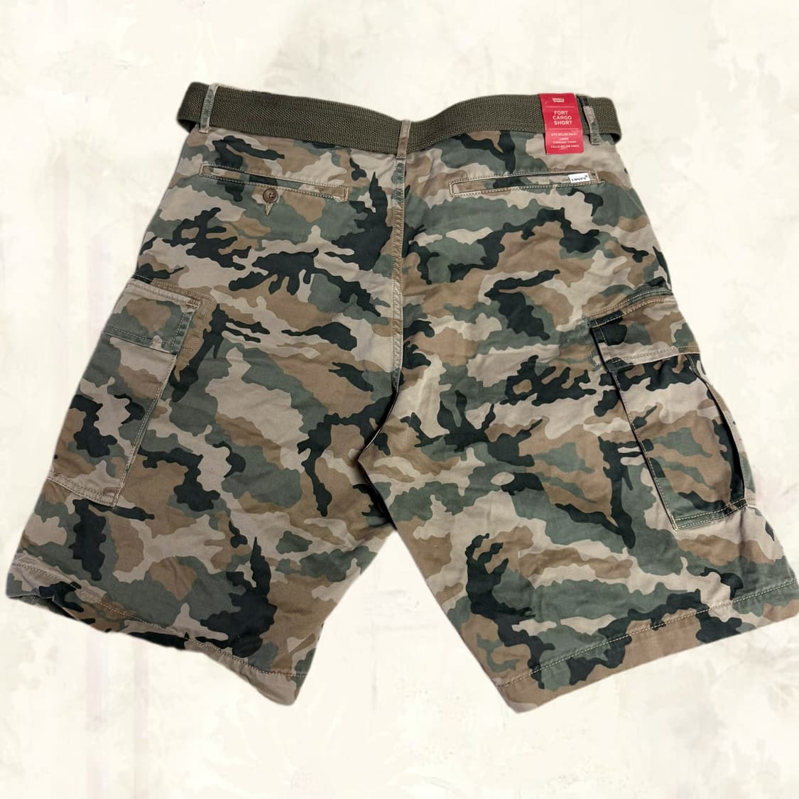 (이체시에눌) Levi’s 리바이스 카모플라쥬 패턴 버뮤다 팬츠 반바지 상품이미지2