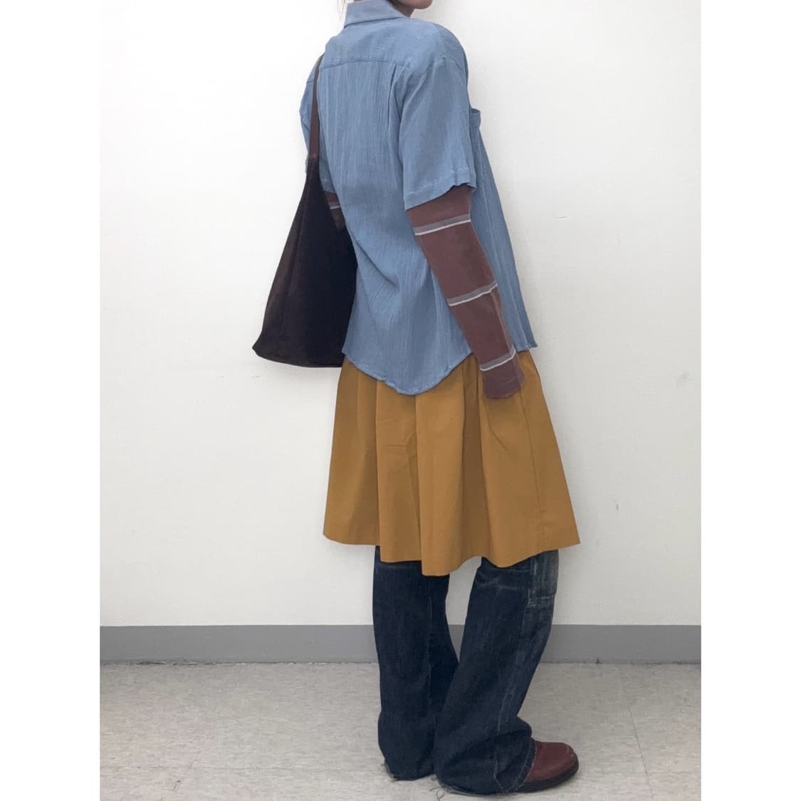 빈티지 미디 스커트 상품이미지3