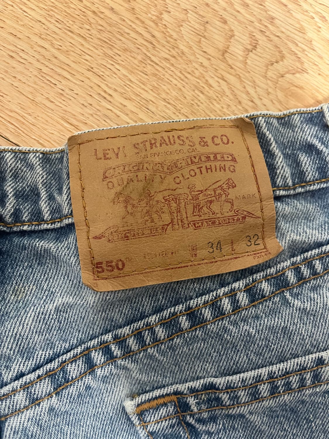 90s 리바이스 550 34 32 상품이미지3