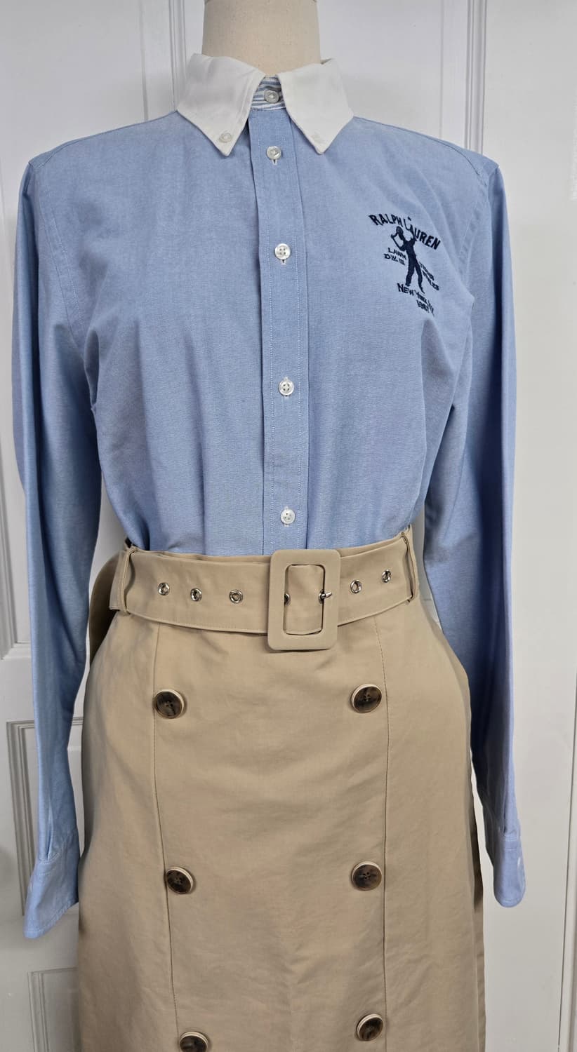 랄프로렌 셔츠/에보니 아이즈 스커트 상품이미지2