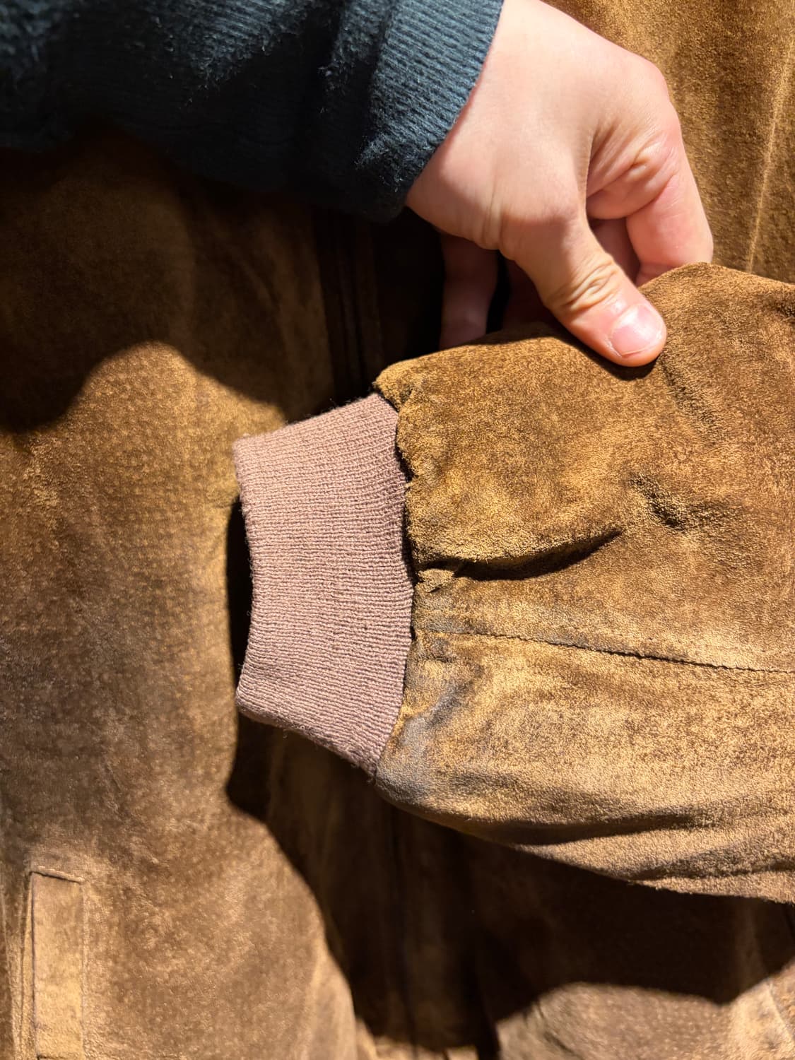 Brown suede  blouson / 스웨이드 블루종 점퍼 상품이미지5