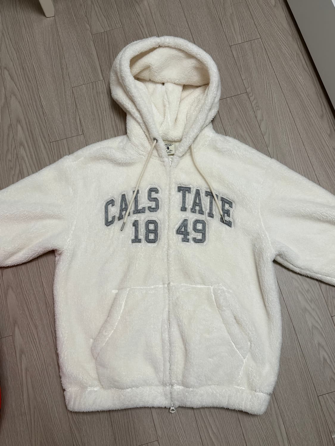 후아유 퍼플리스 후드집업 상품이미지2