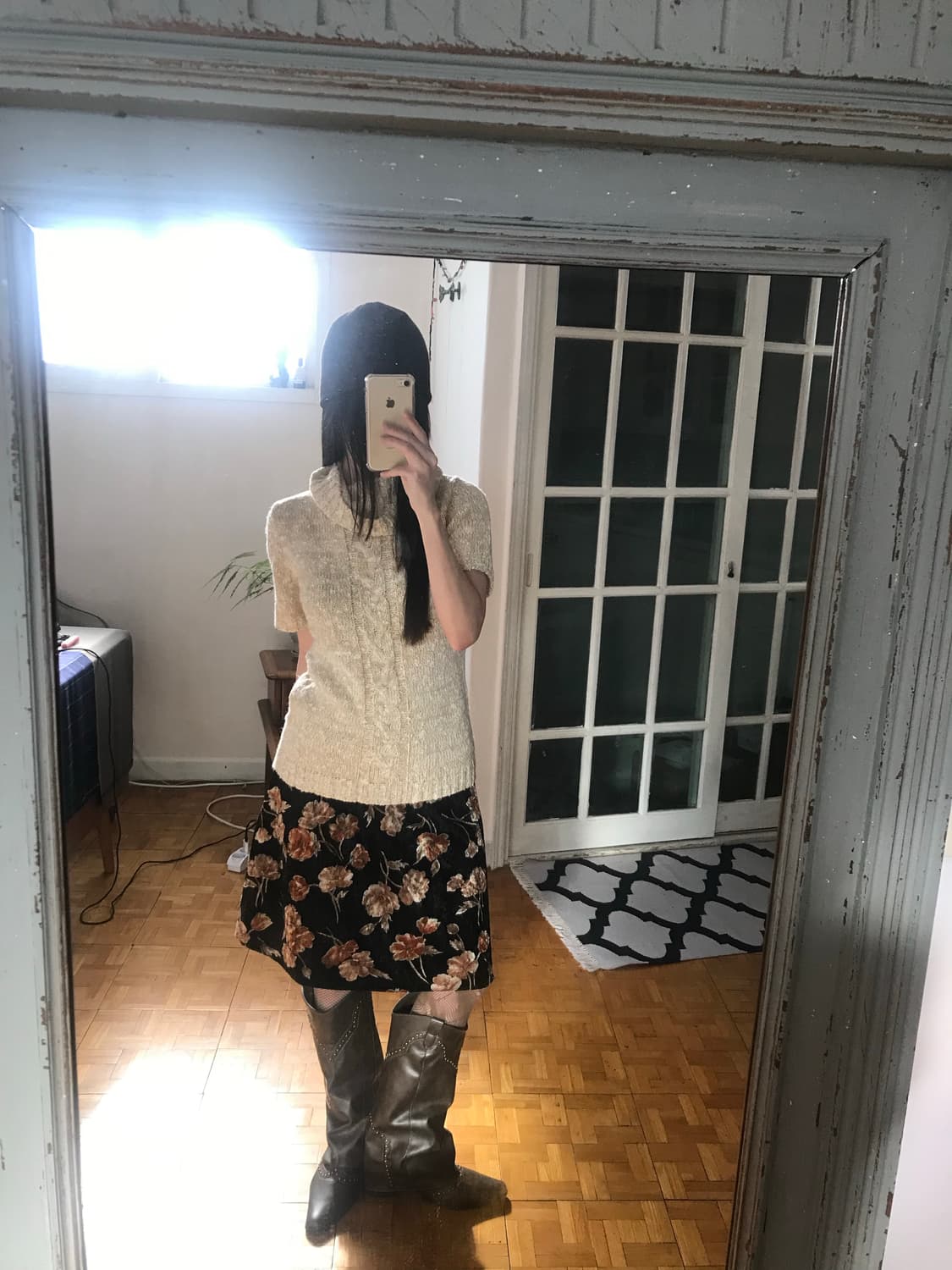 vintage high neck knit  상품이미지6