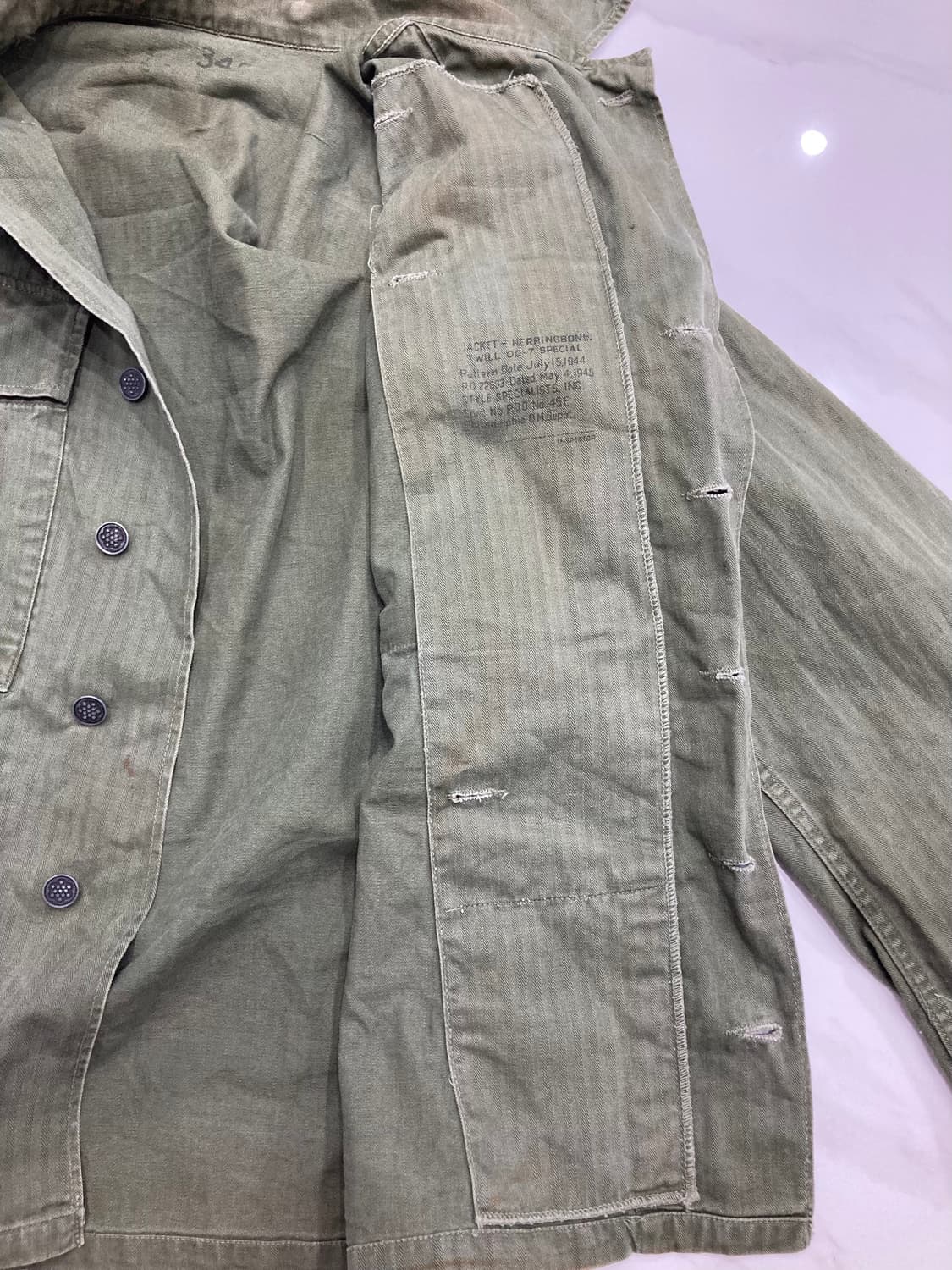 WW2 m43 hbt 13star shirts 상품이미지5