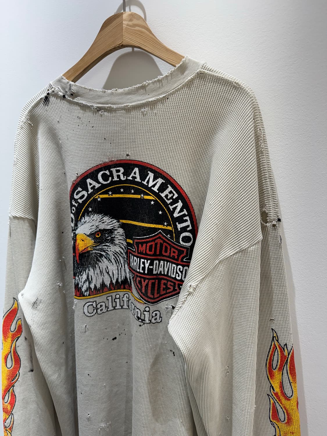 빈티지 와플 긴팔 상품이미지7