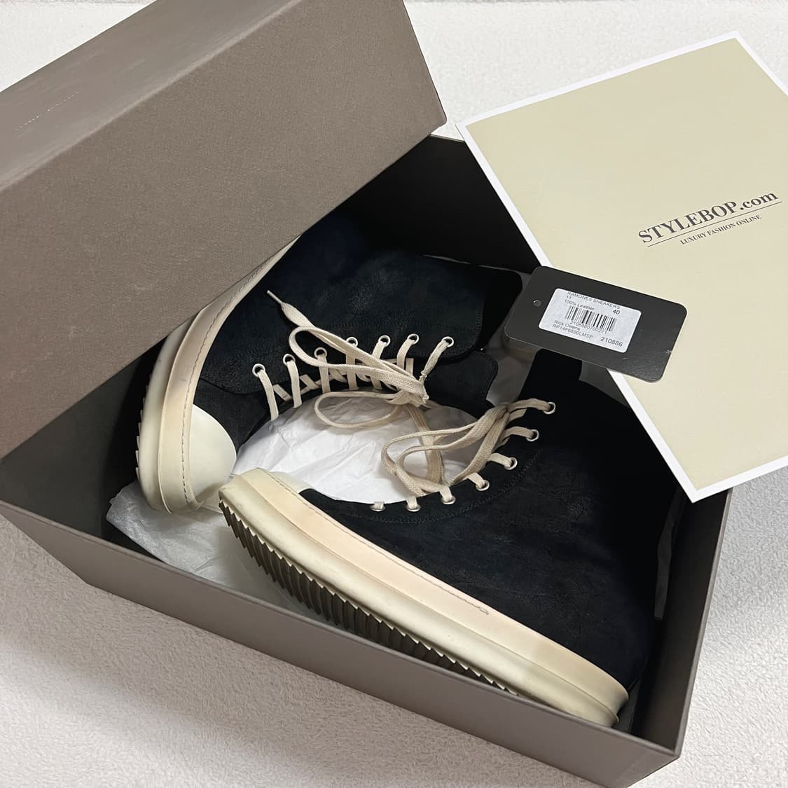 릭오웬스 14FW 컨버스 라몬즈 하이 LMSP 릭컨 상품이미지6