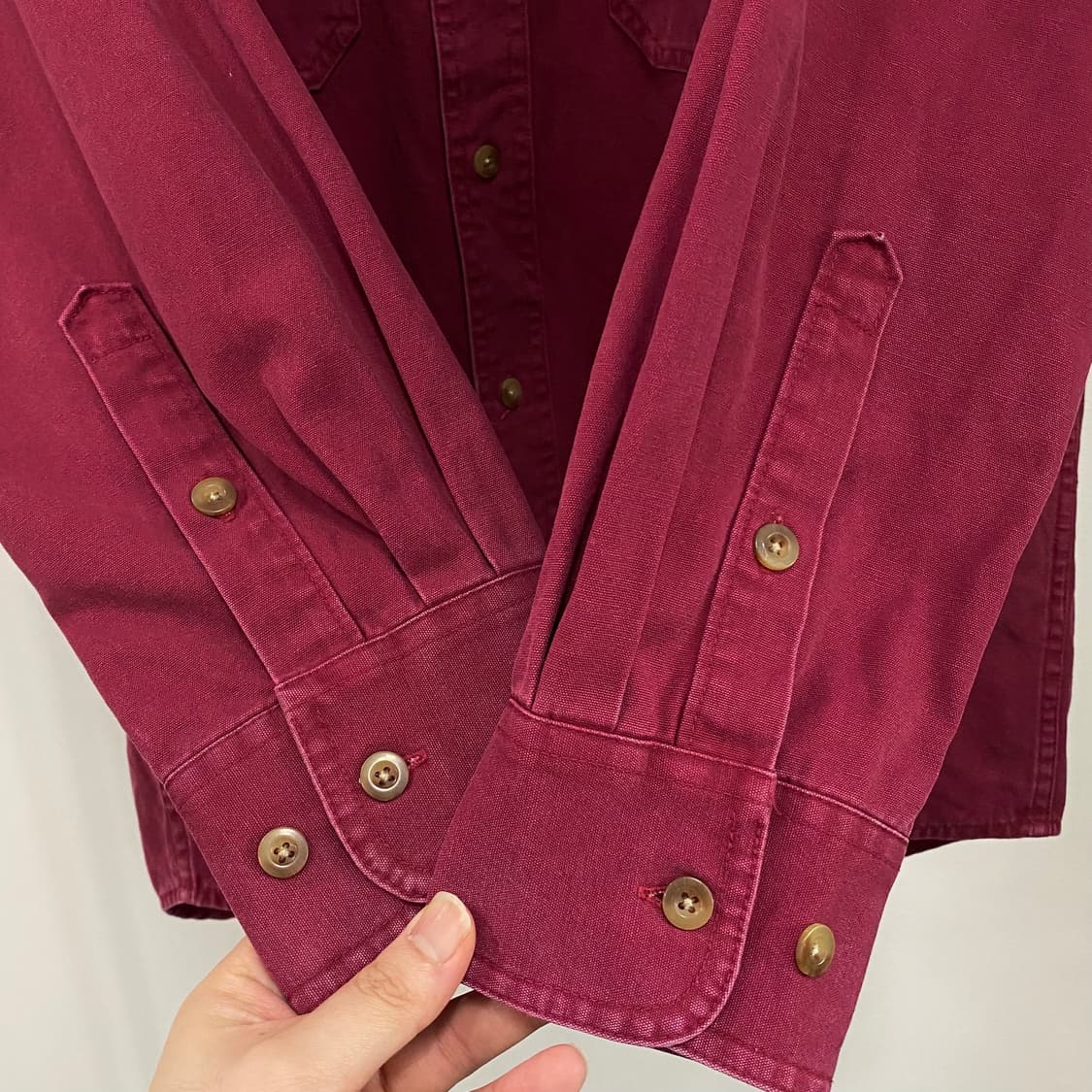 칼하트 사슴 자수 워크 셔츠 상품이미지5