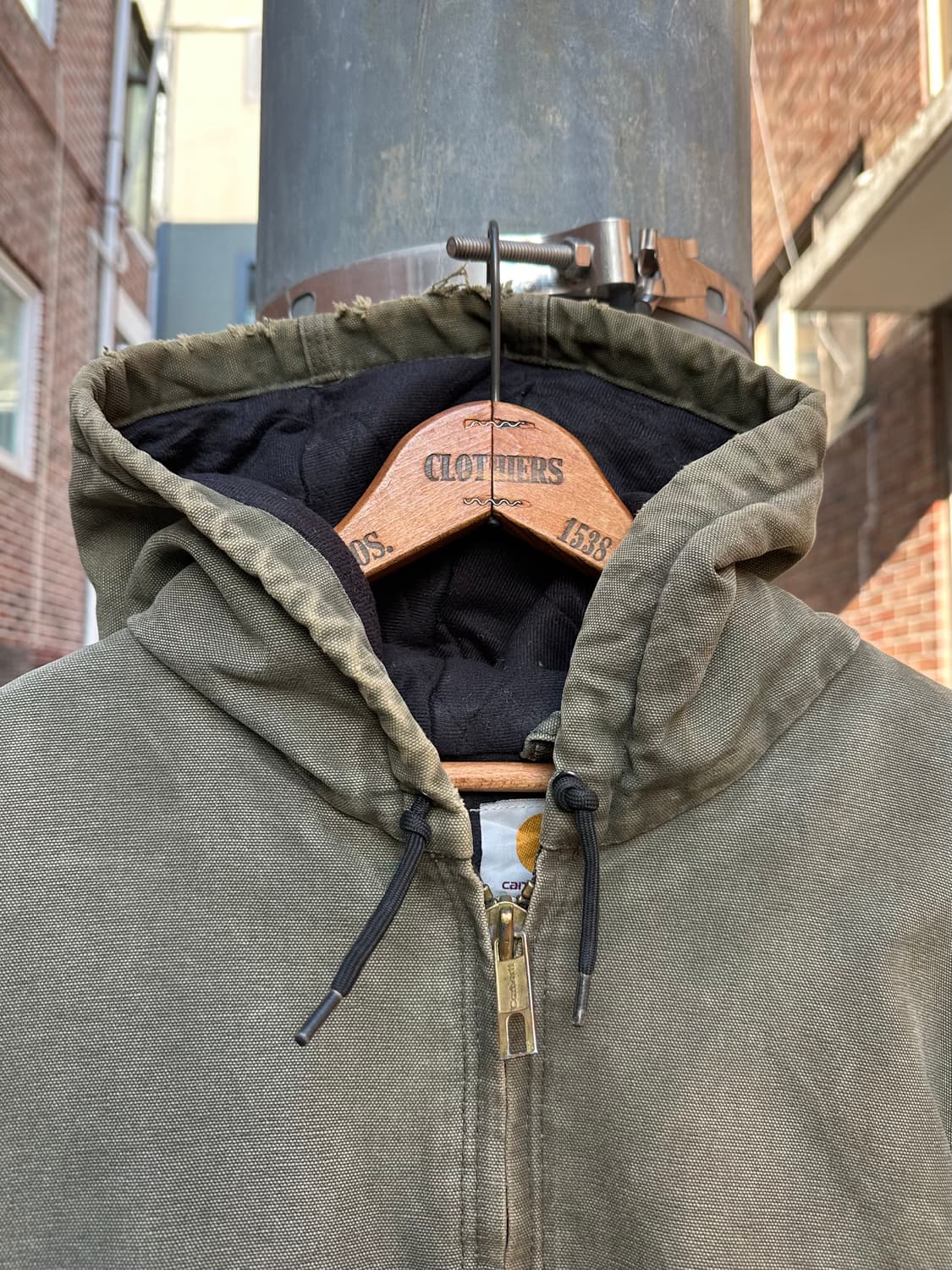 칼하트 디트로이트 덕 액티브 모스그린 워크자켓 J130 상품이미지3