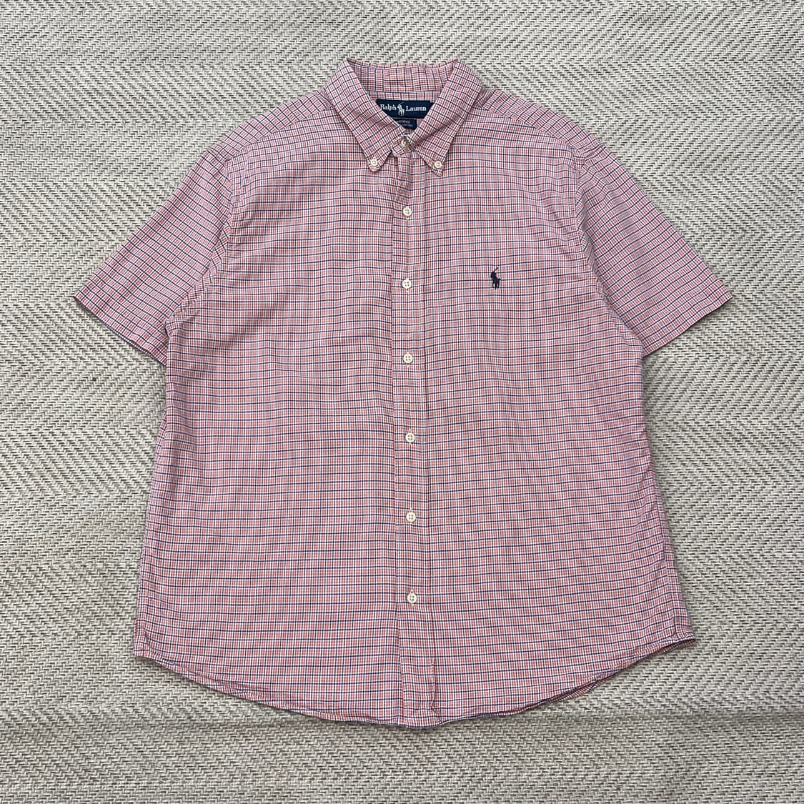 폴로 랄프로렌 체크 반팔셔츠 r3384 상품이미지1