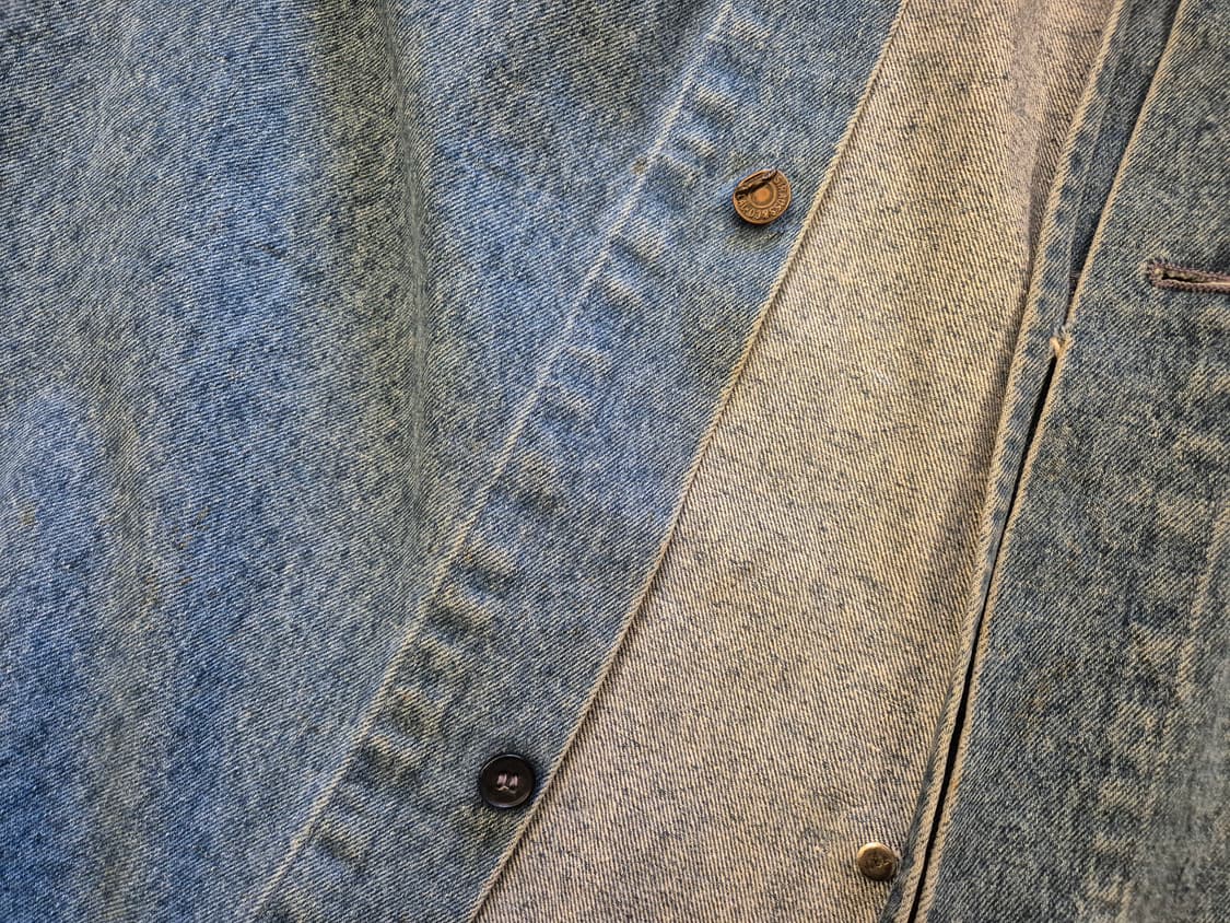 80s 리바이스 데님 롱 코트 상품이미지6