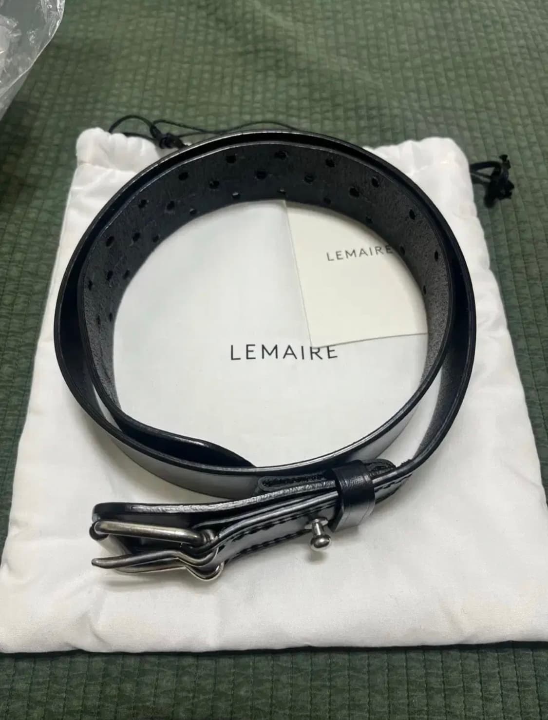 르메르 22ss 라지 더블 텅 벨트 (80사이즈) 상품이미지1