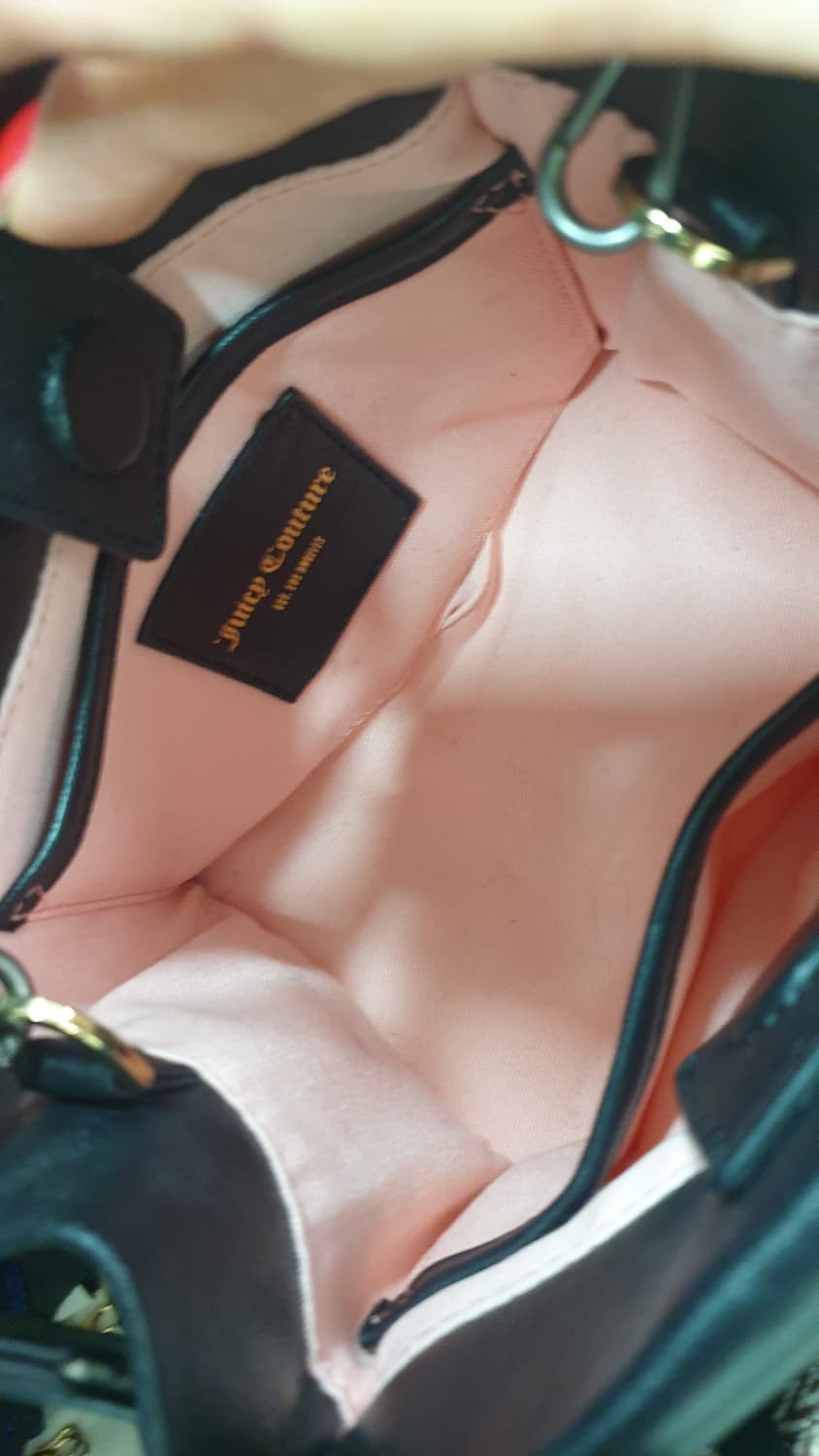 쥬시꾸뛰르 블랙 미니 토트 크로스백 상품이미지6