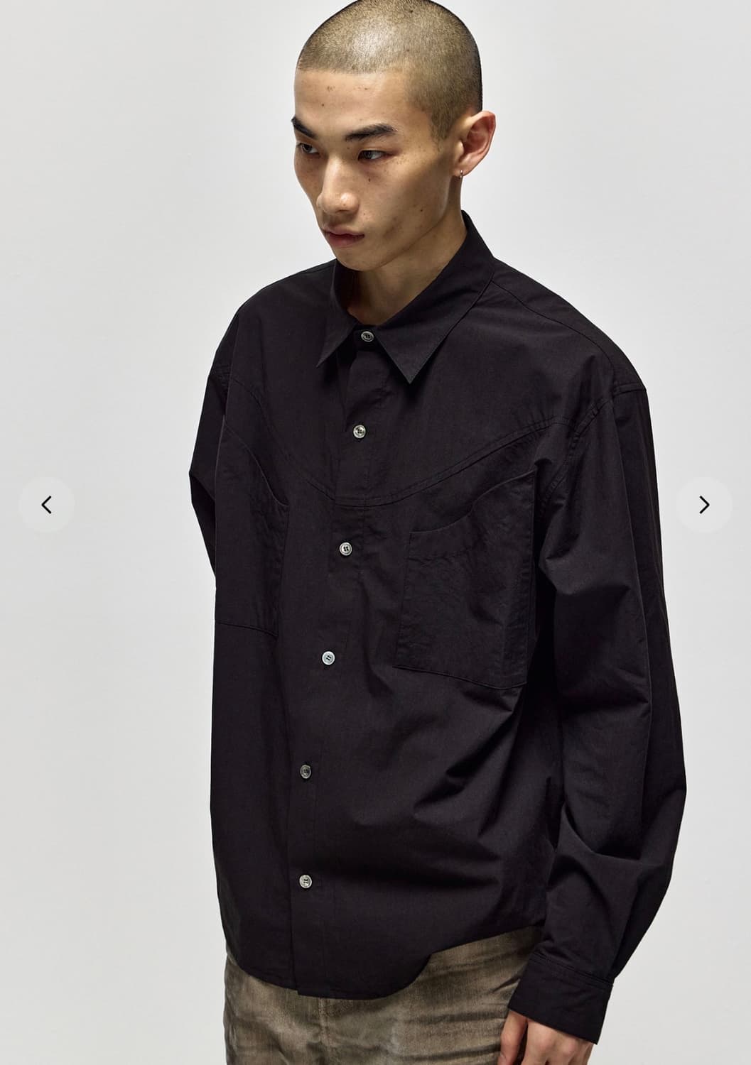 서피스에디션 - 웨스턴 셔츠 - 블랙 M 상품이미지2