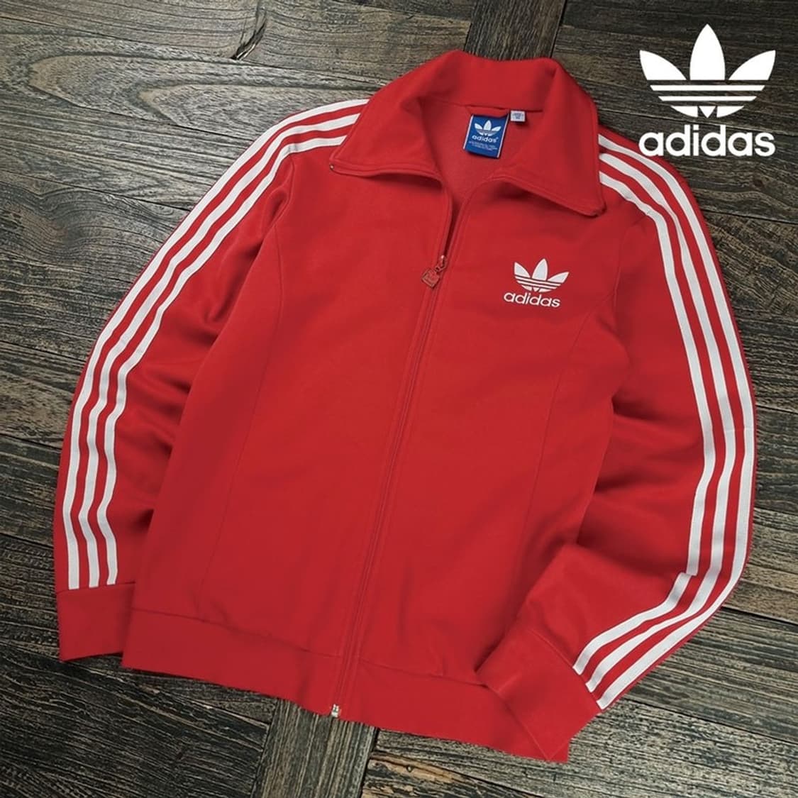 [아디다스] 유로파 져지 트랙탑 집업 자켓 레드 M20006 상품이미지1