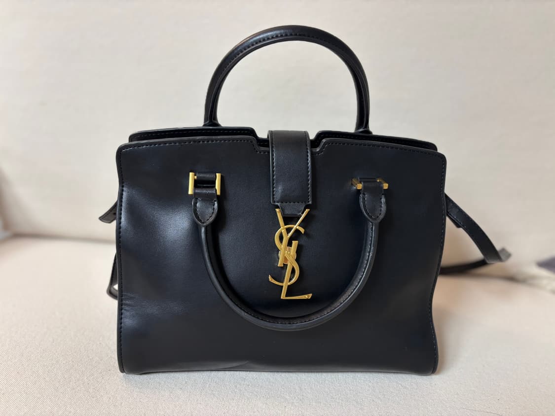 생로랑 블랙 레더 가방 상품이미지2