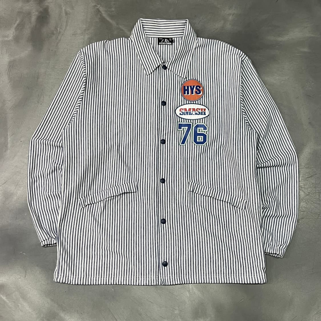  히스테릭글래머 76 스트라이프 셔츠 자켓 y15064 상품이미지1