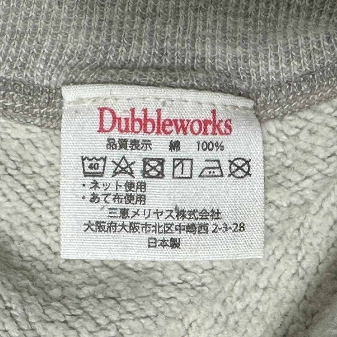 더블웍스 by 웨어하우스 펠트 프린팅 스웻셔츠 그레이 색상 L 사이즈 상품이미지10