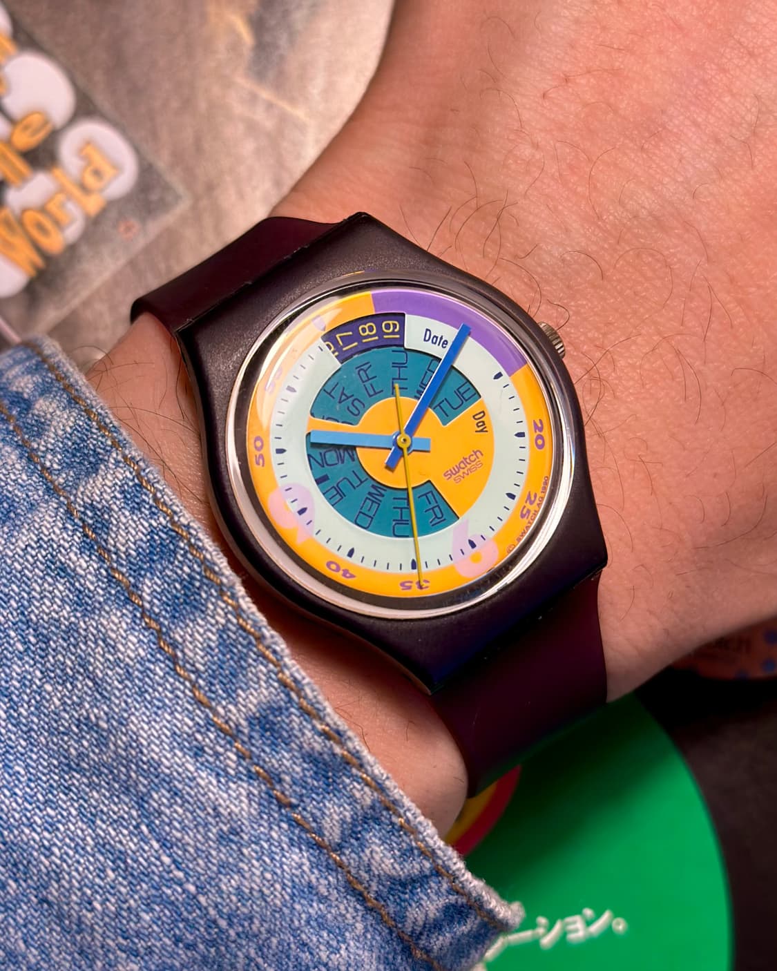 90년판) 빈티지 스와치 젠트 Sky chart 상품이미지1