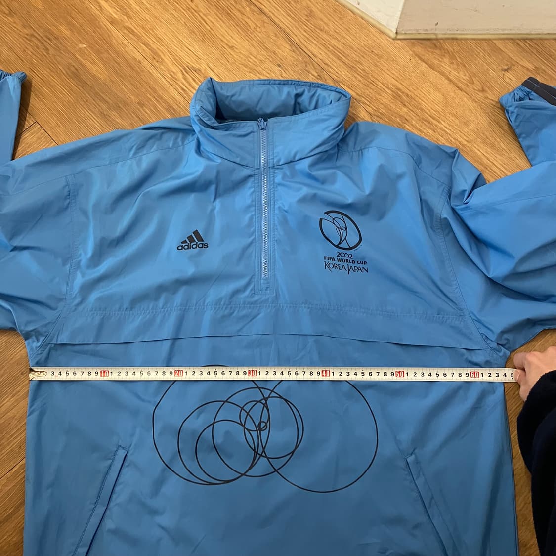 N148 아디다스 2002 월드컵 바람막이 아노락 상품이미지5
