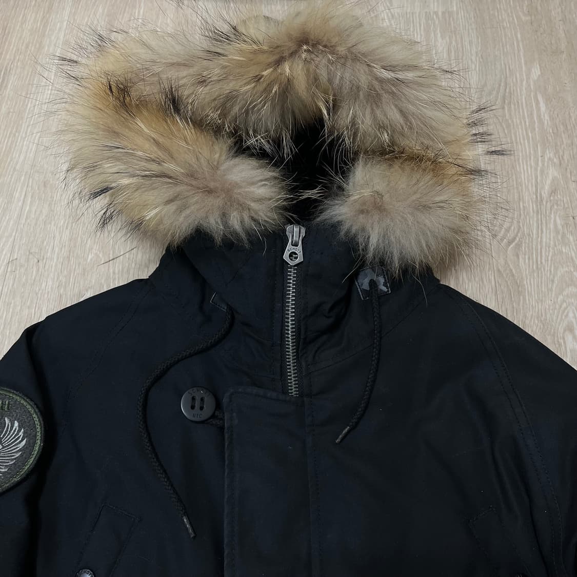 쇼트 Schott N3B 야상 파카 블랙 S/90 상품이미지2