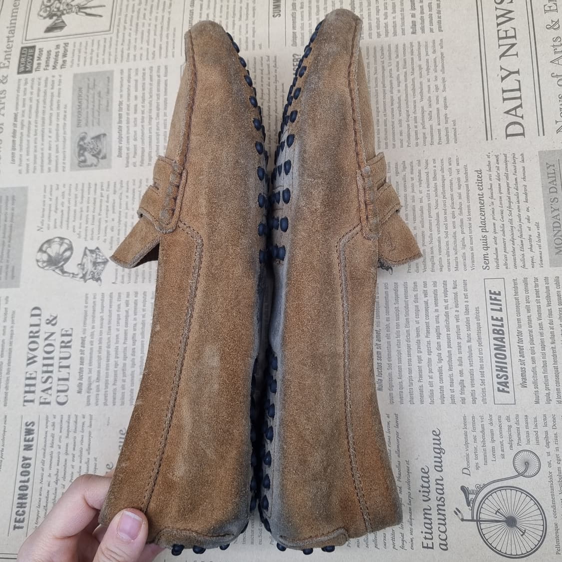 토즈 스웨이드 남성 로퍼 브라운285 상품이미지5