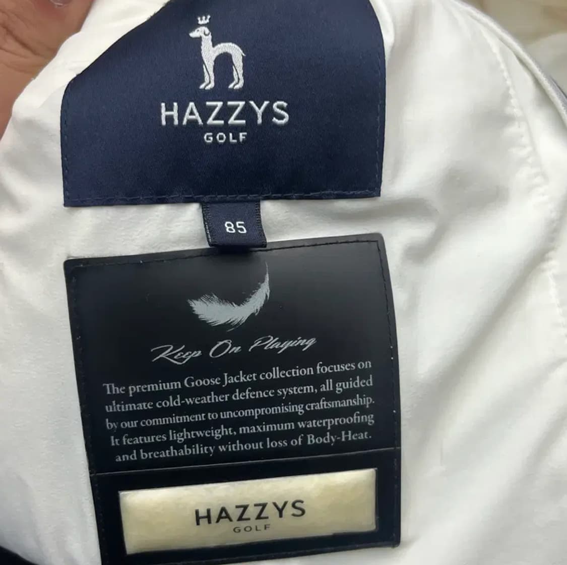 헤지스 골프 여성 구스다운 패딩 (85) 상품이미지4