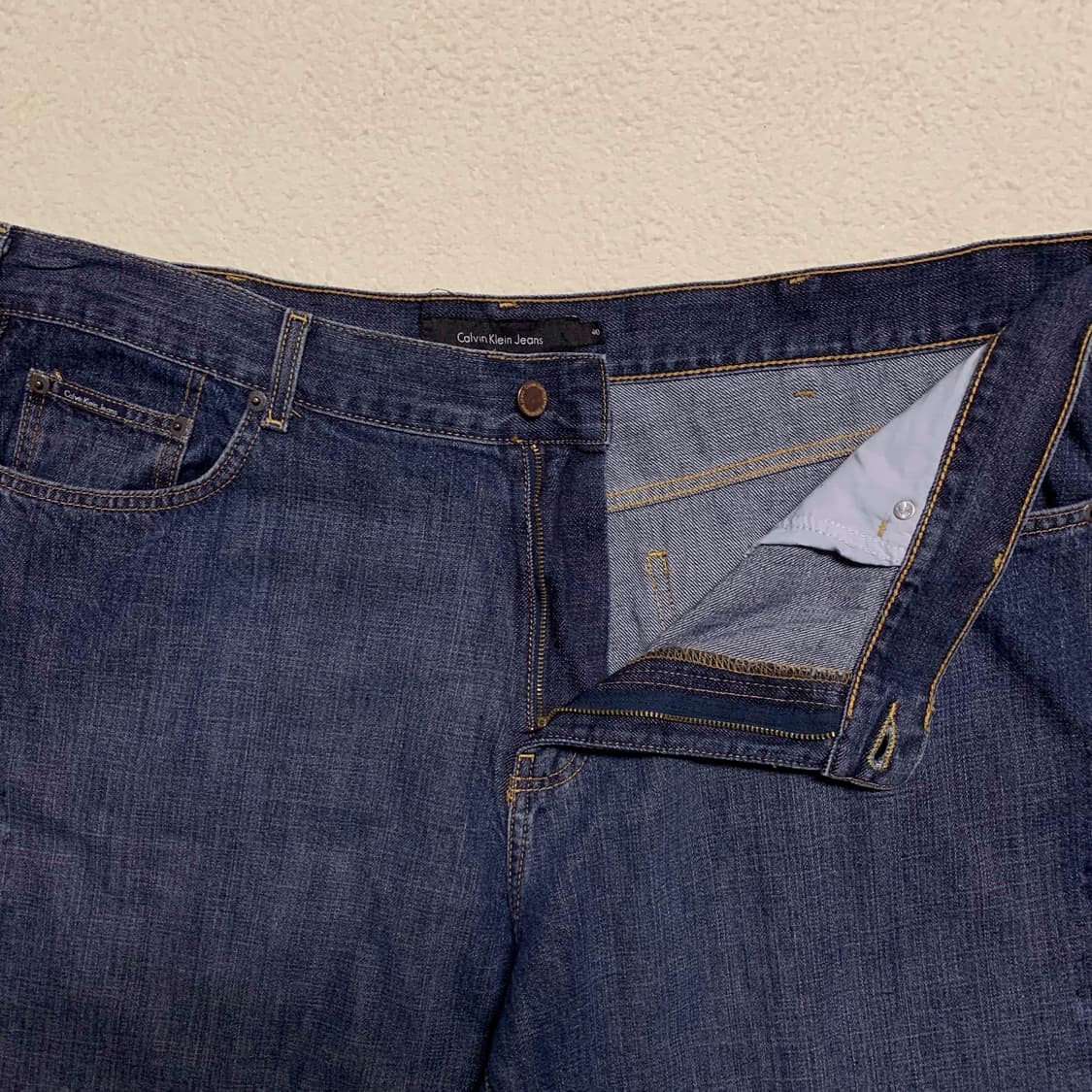 [43] 캘빈클라인 와이드핏 데님팬츠 상품이미지4