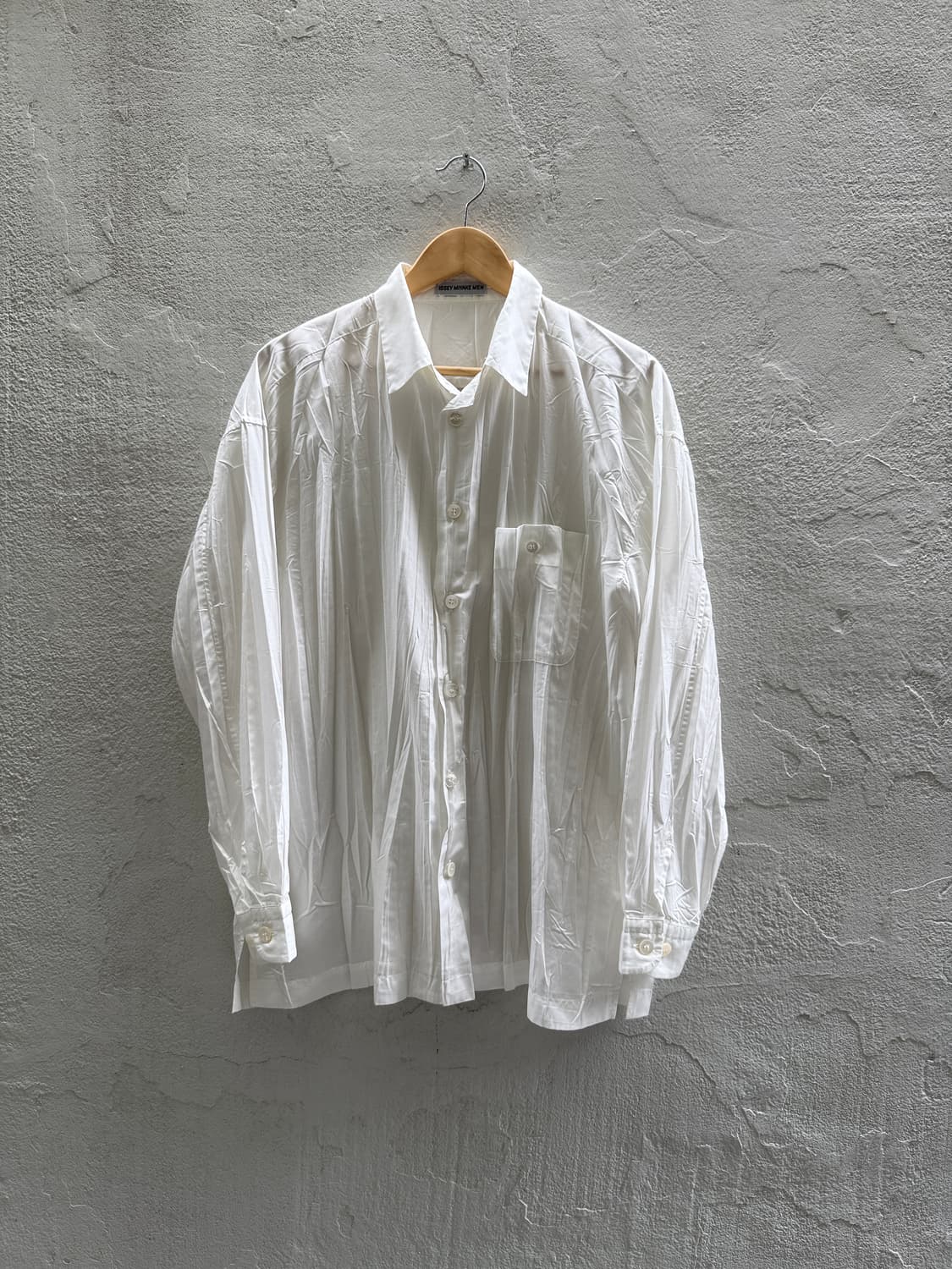 90s Issey Miyake 주름셔츠 상품이미지1