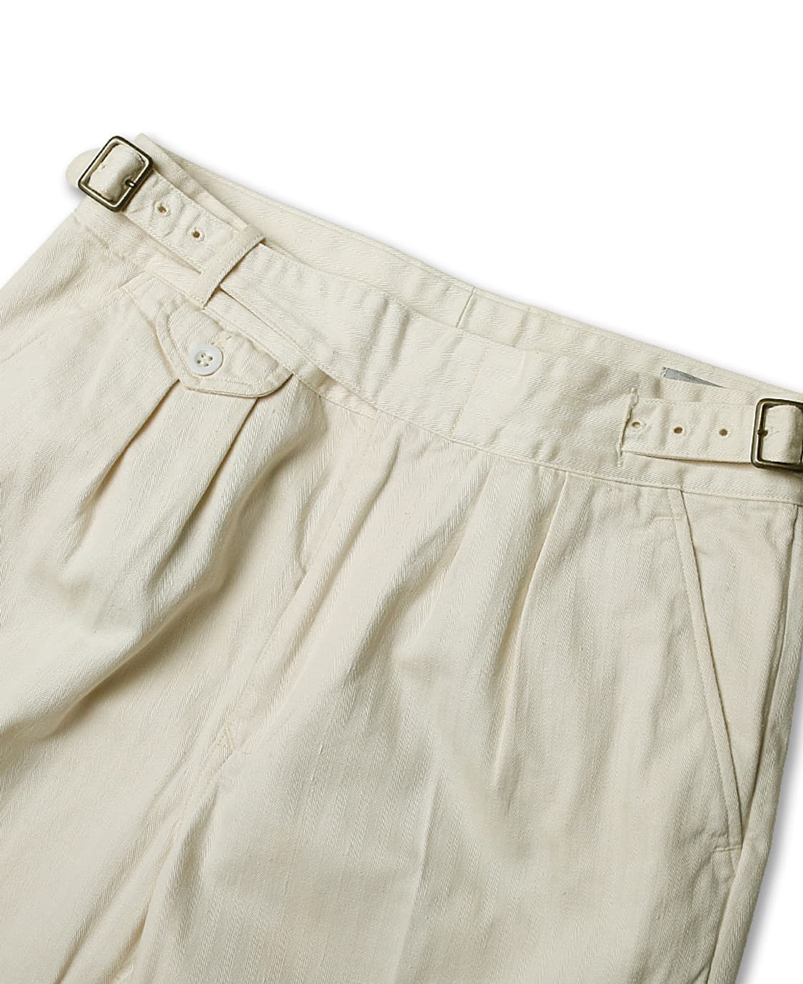 케네스 필드 [Kenneth Field] 아이보리 헤링본 구르카 팬츠 상품이미지3