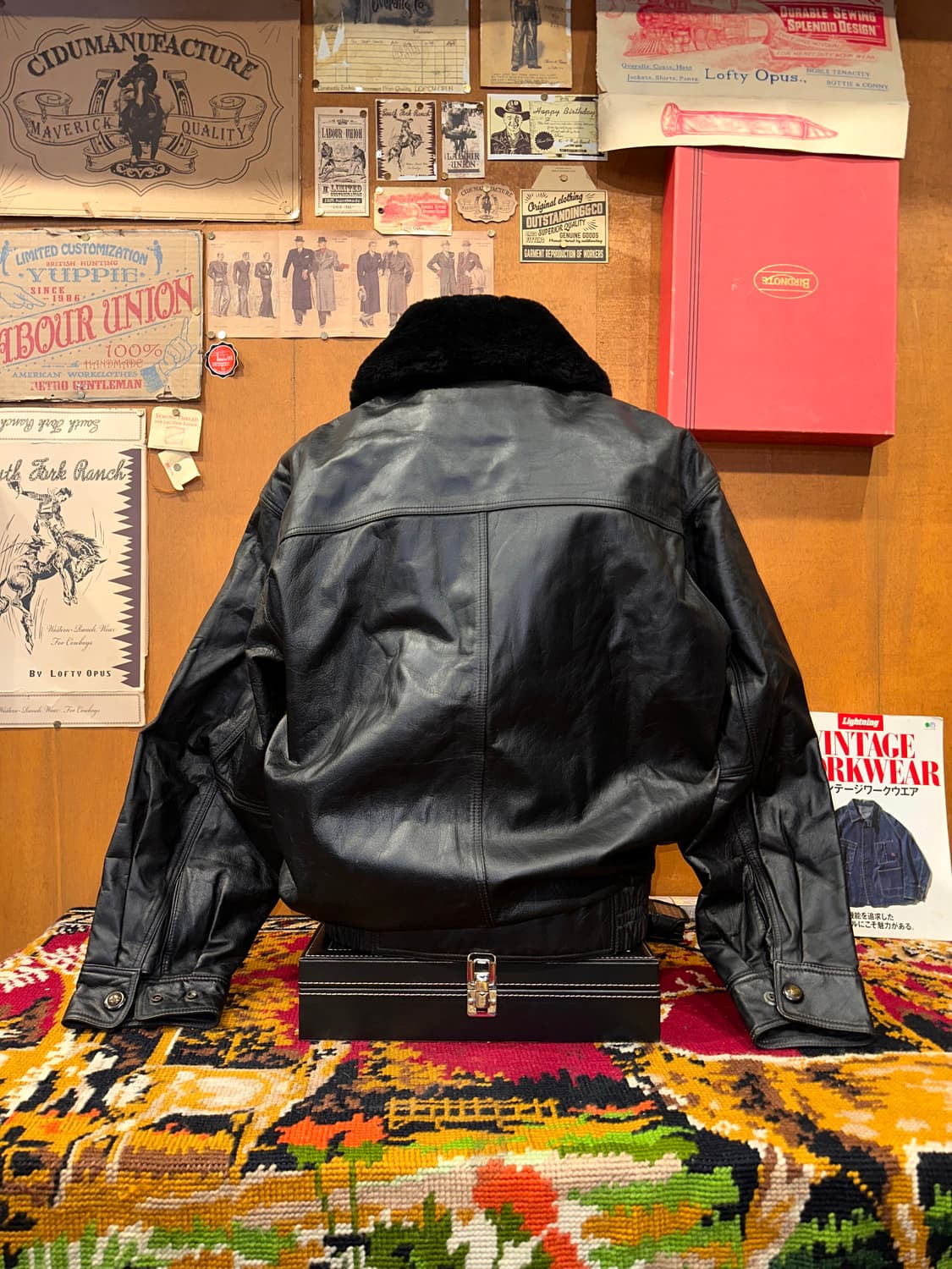 ( L-XL ) 가죽자켓 봄버자켓 레더자켓 항공점퍼 a2가죽자켓 상품이미지4