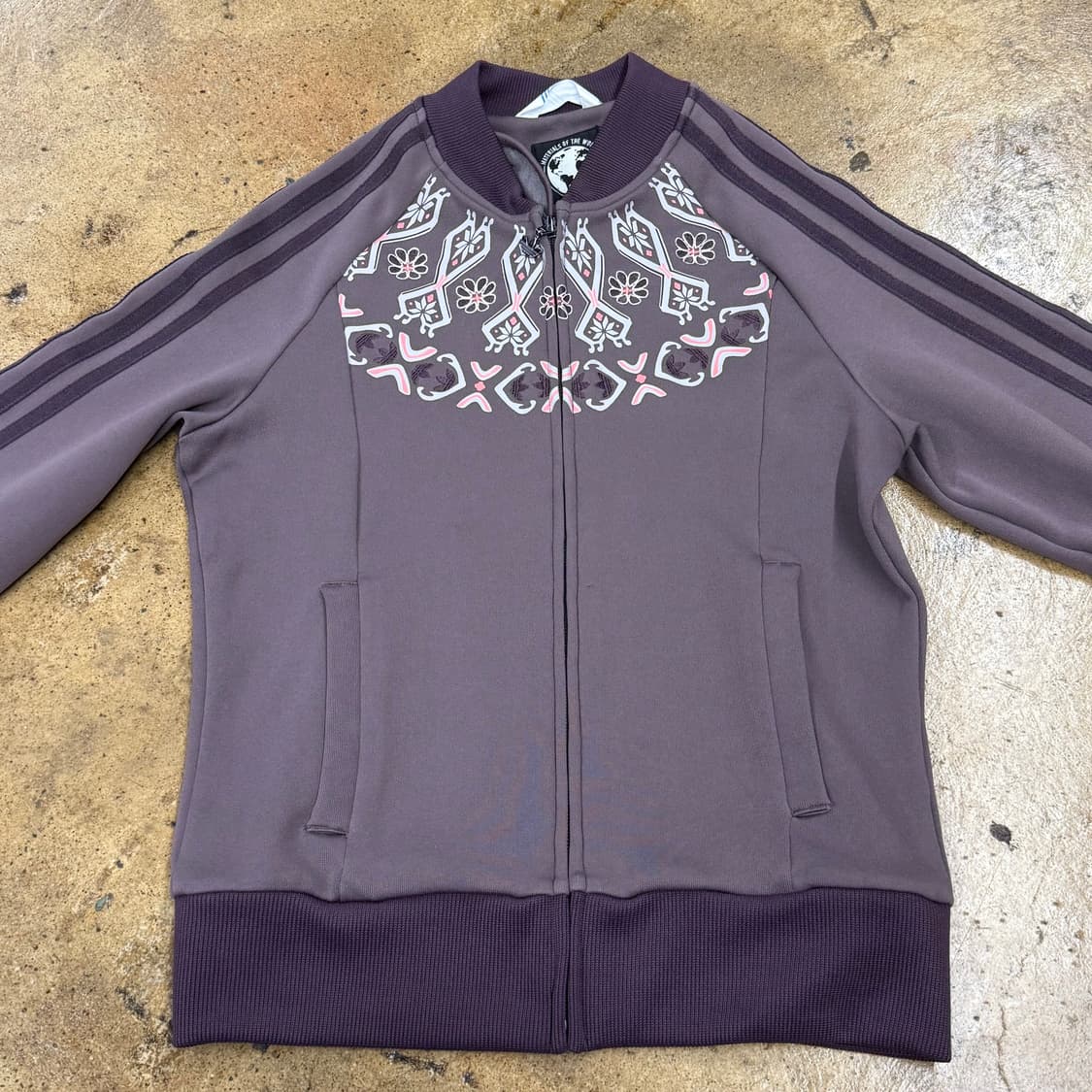 [ 정품/85 ] 00's y2k 아디다스 빈티지 에스닉 트랙탑 져지 상품이미지3